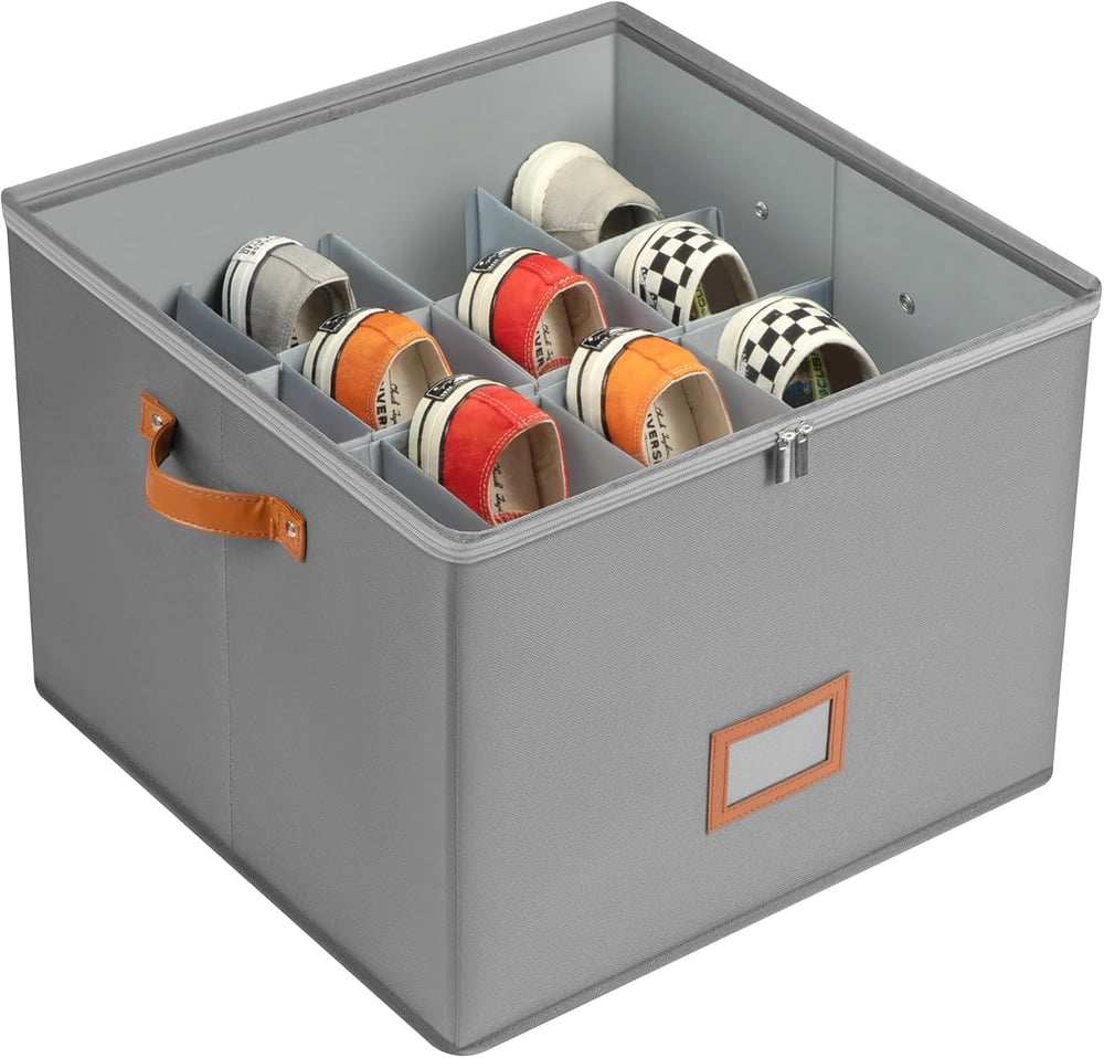 Boîte de rangement en tissu pour chaussures