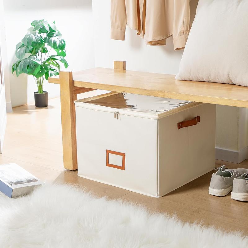 Boîte de rangement en tissu pour chaussures