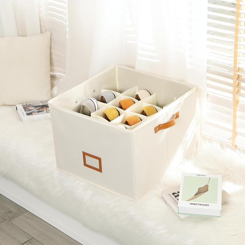Boîte de rangement en tissu pour chaussures
