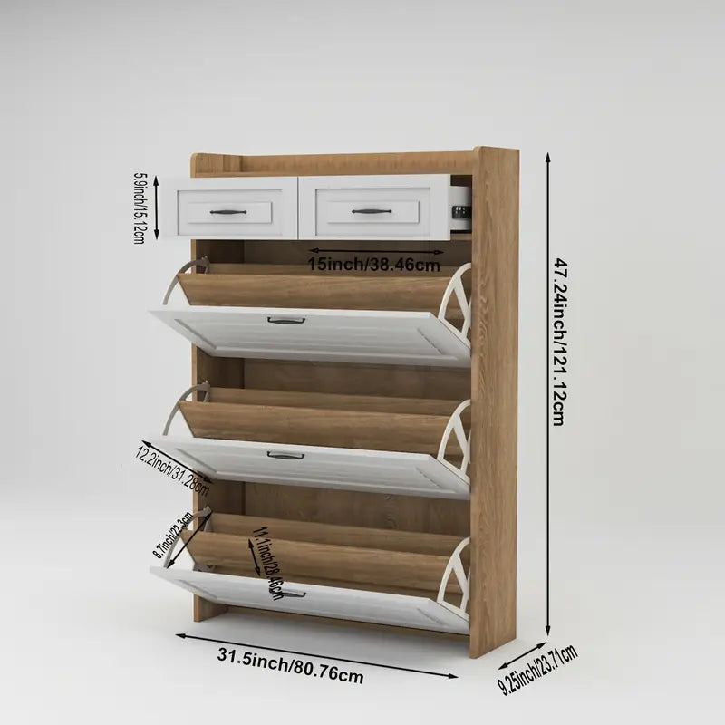 Rangement pour chaussures peu encombrant – Organisateur d'entrée élégant (achetez-en 2, obtenez-en 1 gratuit)