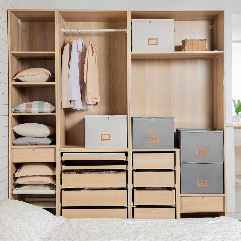 Boîte de rangement en tissu pour chaussures