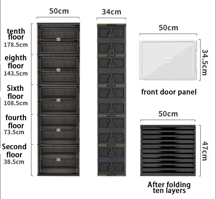 Étui de protection portable noir haut de gamme pour chaussures