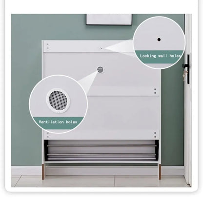 🎉Soldes💝Armoire à chaussures murale dissimulée💥Déstockage d'usine