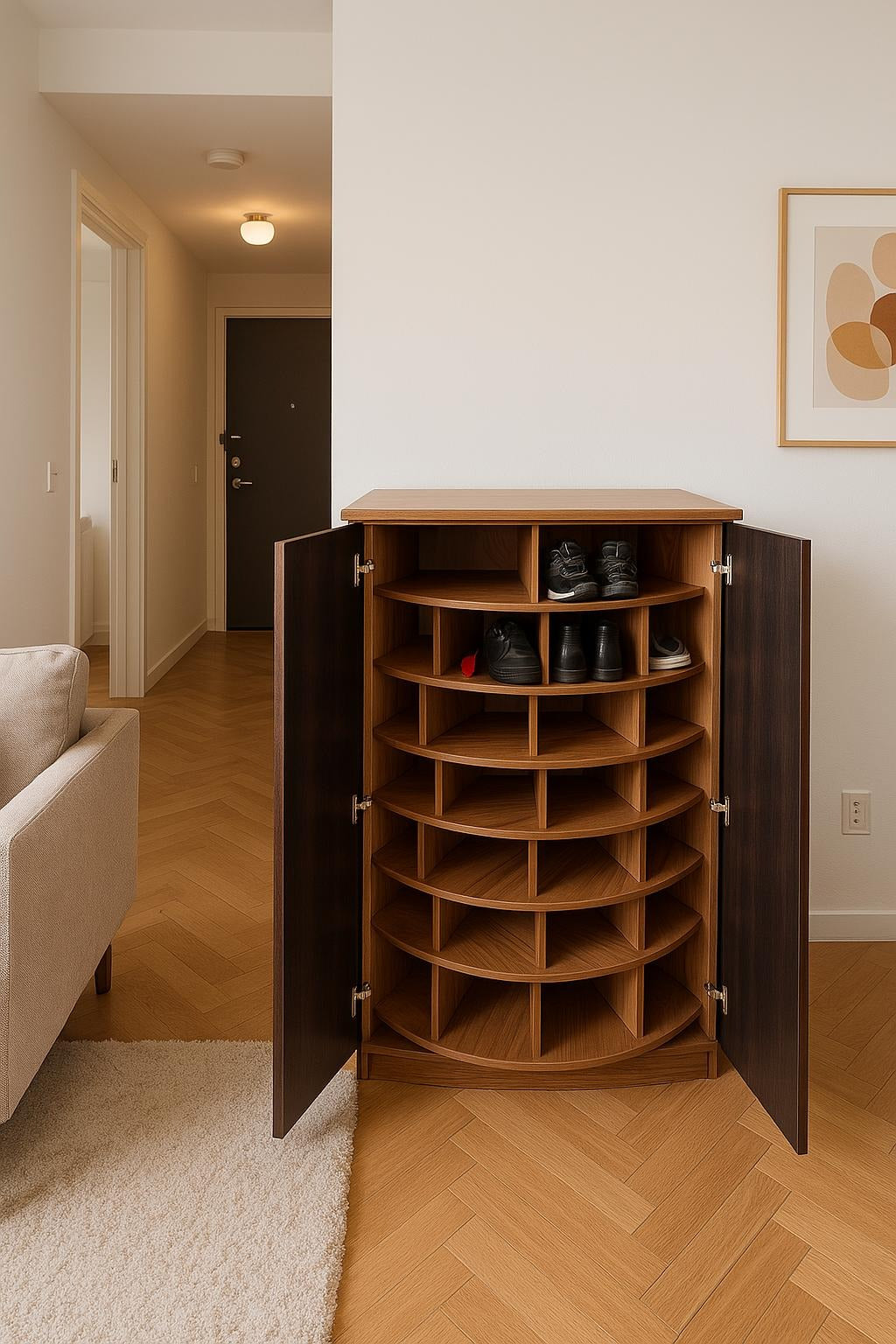 ✨ Étagère à chaussures Infinity  – Un rangement infini pour vos baskets, talons hauts et bien plus encore ! 👟👠🥿