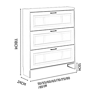 🎉Soldes💝Armoire à chaussures murale dissimulée💥Déstockage d'usine