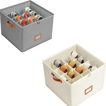 Boîte de rangement en tissu pour chaussures
