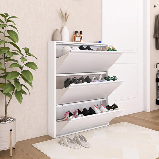LUCYPAL Organisateur de chaussures moderne en métal - Fixation murale