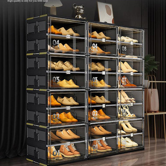 Étui de protection portable noir haut de gamme pour chaussures