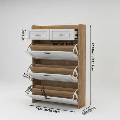 Rangement pour chaussures peu encombrant – Organisateur d'entrée élégant (achetez-en 2, obtenez-en 1 gratuit)