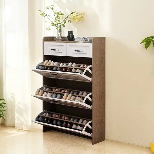 Rangement pour chaussures peu encombrant – Organisateur d'entrée élégant (achetez-en 2, obtenez-en 1 gratuit)