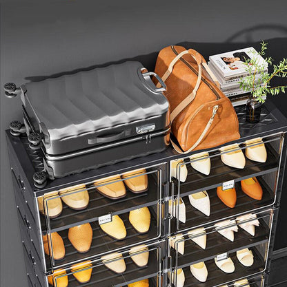 Étui de protection portable noir haut de gamme pour chaussures